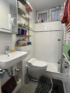 Aufwändig saniertes Duschbad/WC