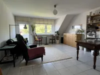 Das Wohn-/Esszimmer