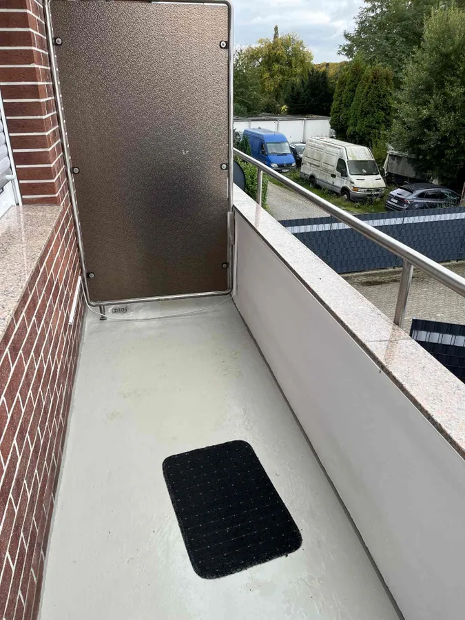 Balkone zur Gartenseite