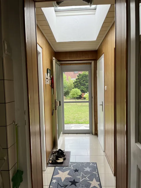 Zugang zum Anbau und dem Garten