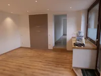 Wohnküche mit Austritt auf die ...