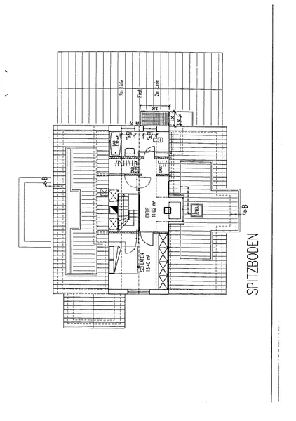 Grundriss Spitzboden