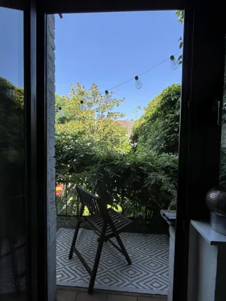 Blick vom Schlafzimmer