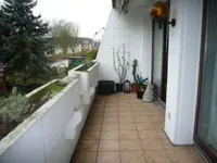 großer Balkon in Südlage (Archivbild)