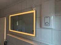 Infrarotspiegelheizung im Bad