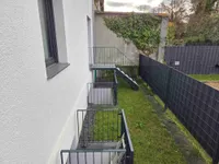 Garten hinter dem Haus