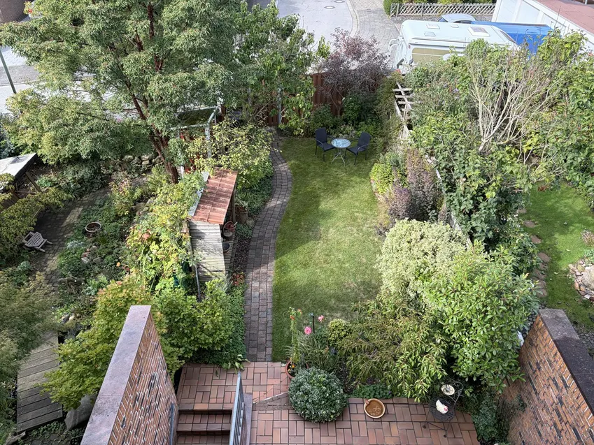 Blick auf den Garten