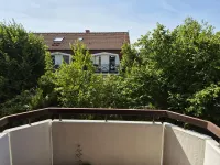 Blick vom Balkon