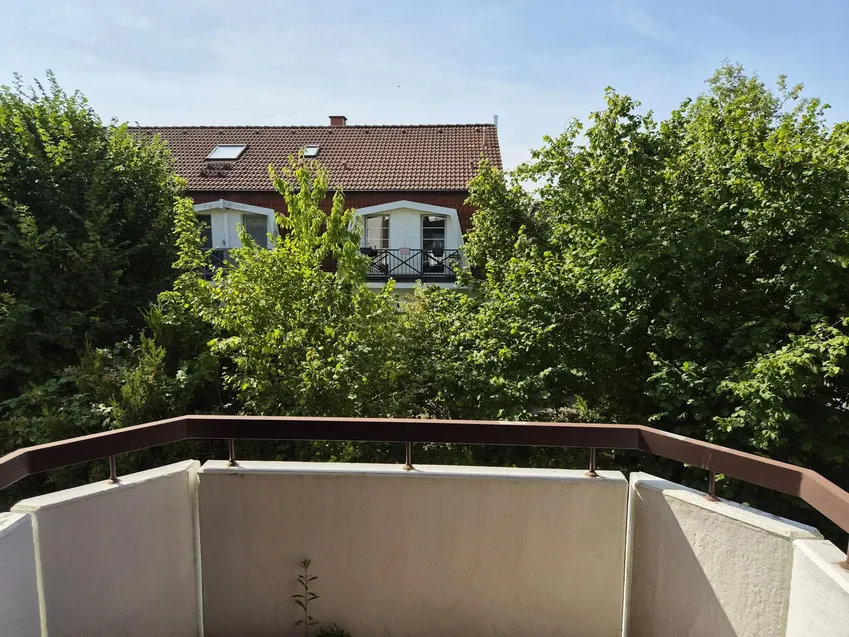 Blick vom Balkon