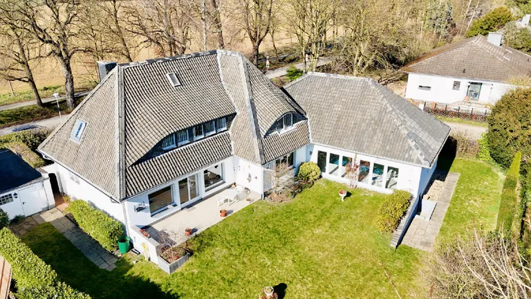 Luftaufnahme Garten