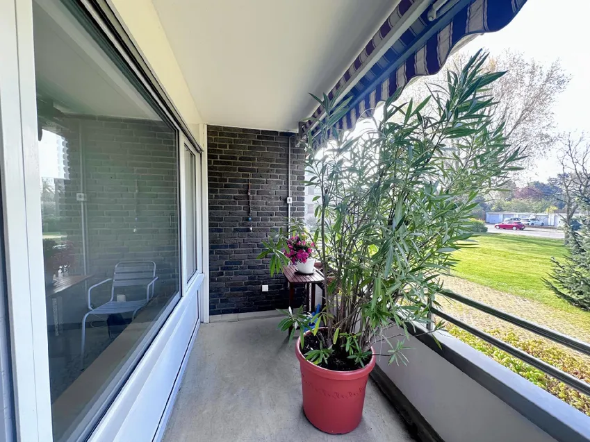 Blick vom Balkon