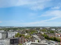 Blick vom Balkon