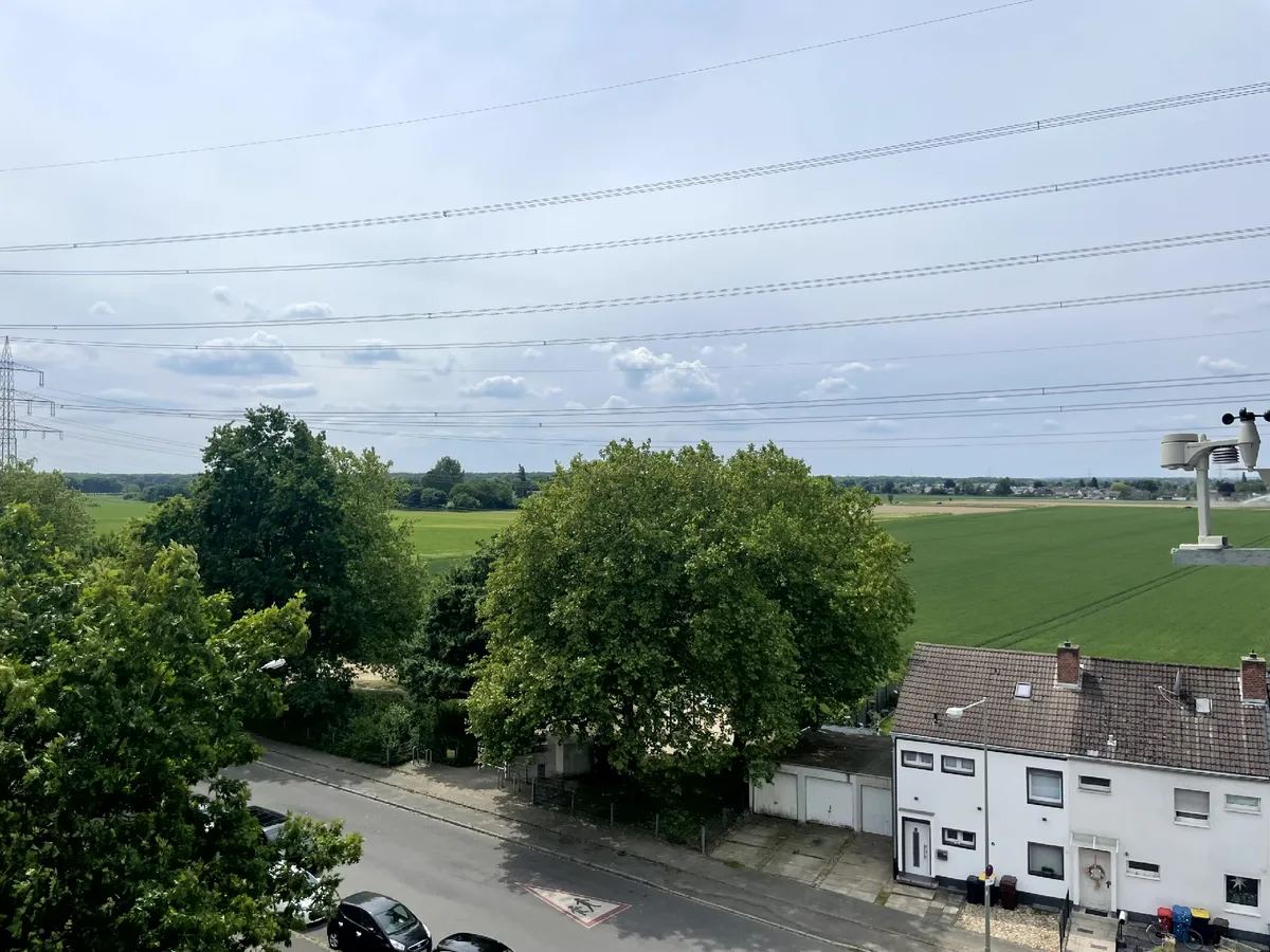 Blick vom Balkon