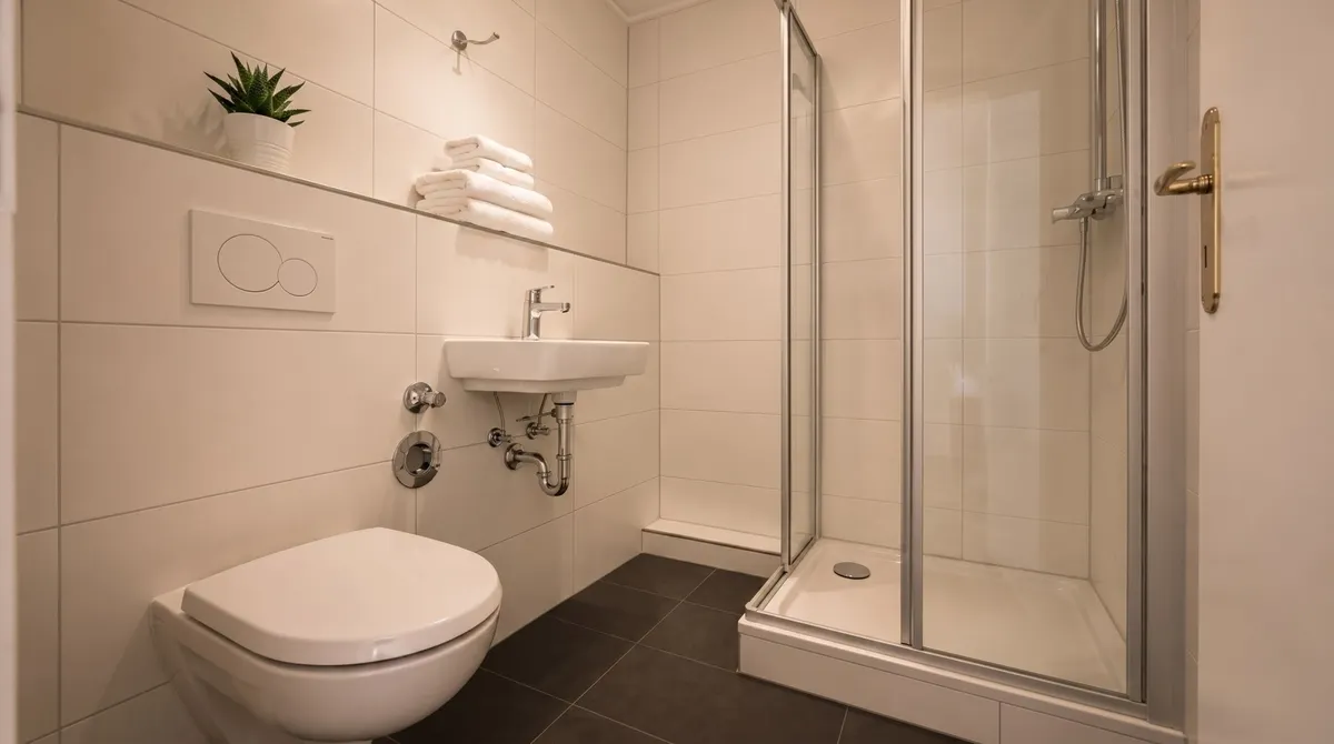 Badezimmer (KI gestaged)