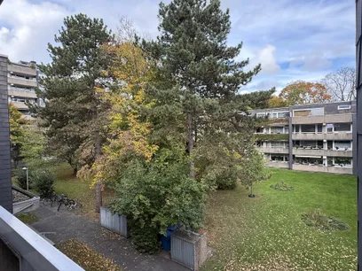 Blick in die Wohnanlage