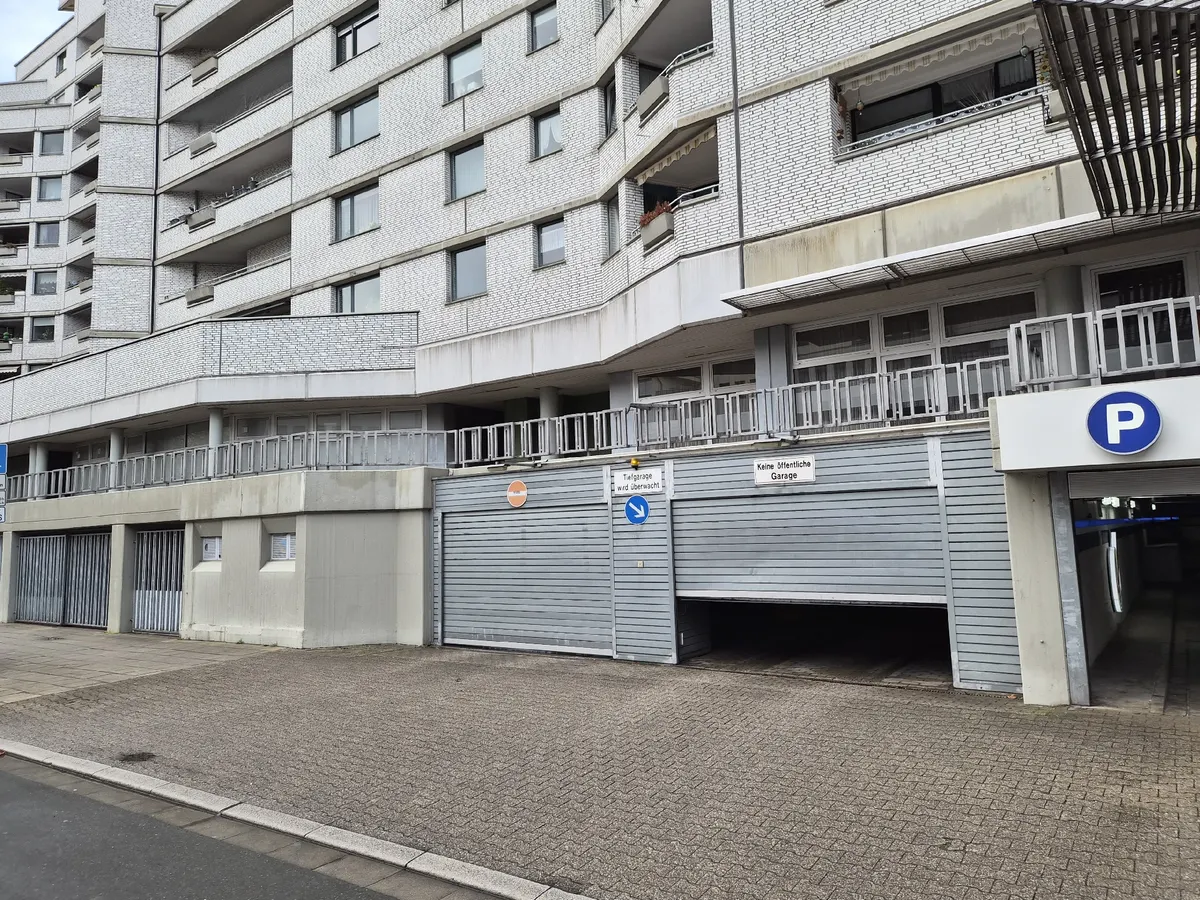 Zufahrt Tiefgarage