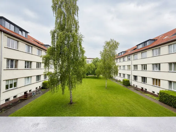 Blick vom Balkon