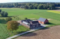 Luftansicht vor Abriss Haupthaus