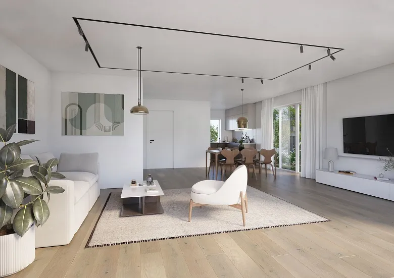 Individuelle Neubau DHH auf absolut ruhigem SüdWest Grundstück in Wörthsee-Steinebach