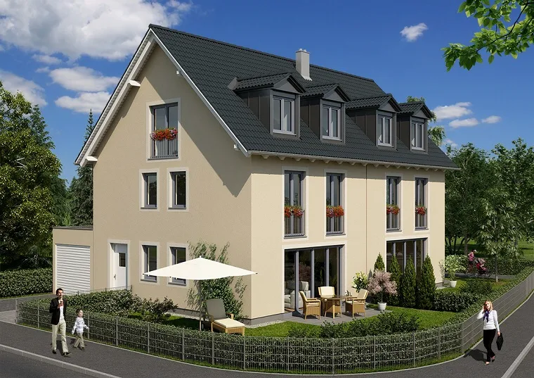 Großhadern in der Kurparksiedlung – Neubau-DHH – Baubeginn erfolgt