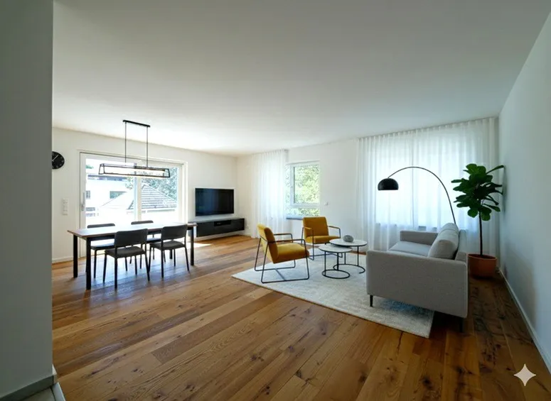 Viel Gr&uuml;nfl&auml;chen – absolut ruhig – SW-Lage – beziehbar – gro&szlig;z&uuml;gig – N&auml;he U 2