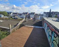 Blick auf Dachterrasse