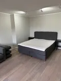 Teilmöbliert mit Bett und Couch