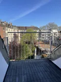 Blick vom Balkon