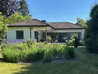 Gartenansicht mit Teich