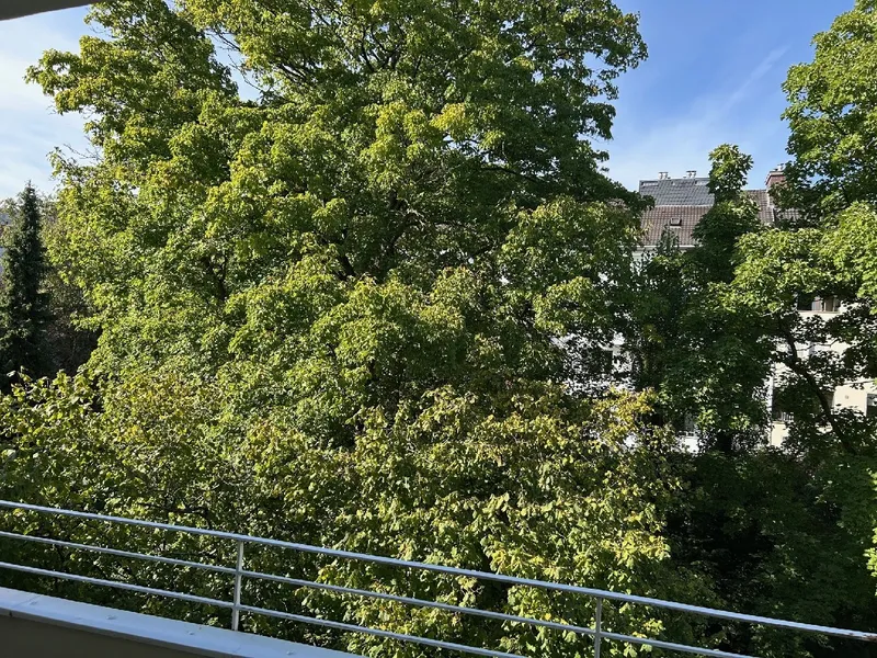 Aussicht Balkon Rückseite