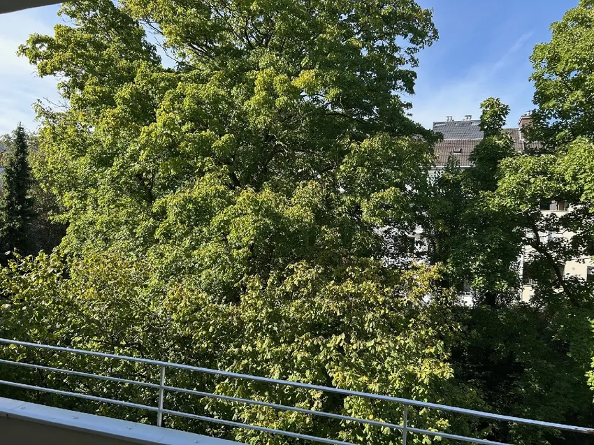 Aussicht Balkon Rückseite