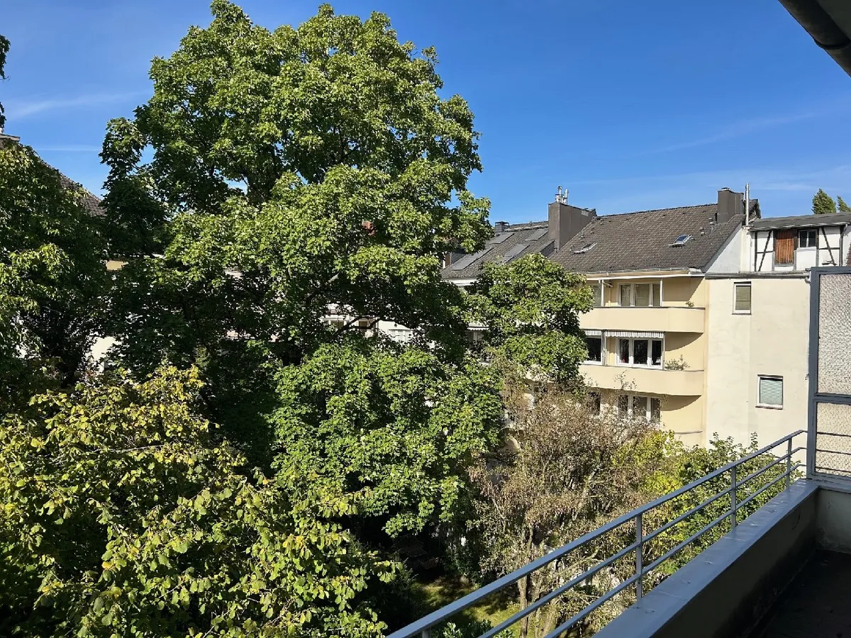 Aussicht Balkon Rückseite