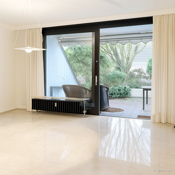 Arbeitszimmer Hochparterre KI bearbeitet