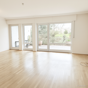 Schlafzimmer Gartengeschoss KI bearbeitet