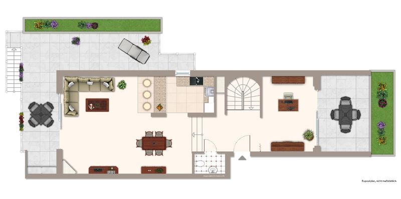 Grundriss Hochparterre