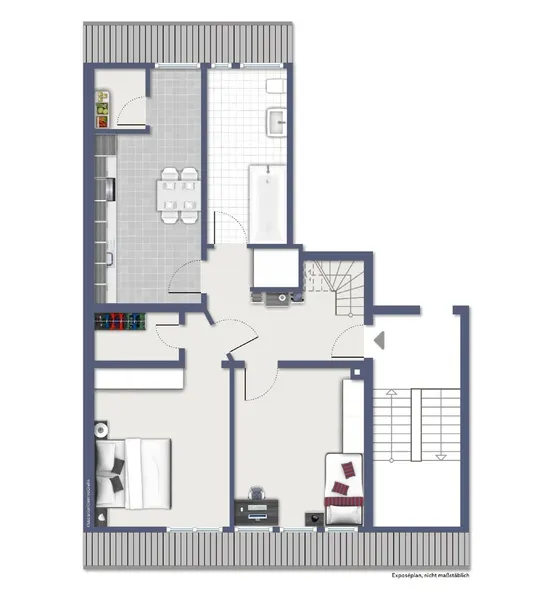 Grundriss 4. Obergeschoss