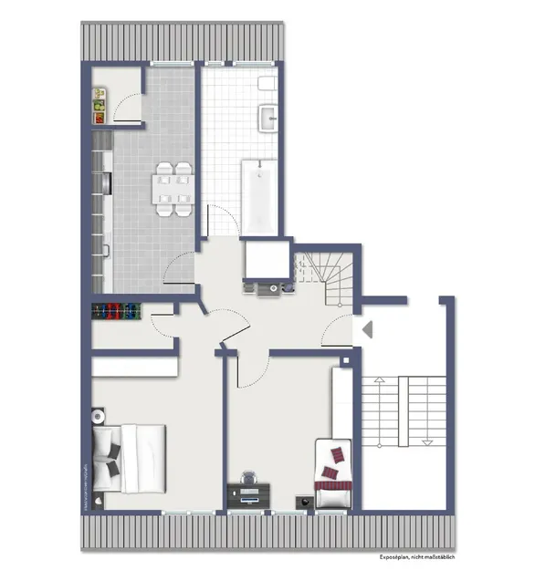 Grundriss 4. Obergeschoss