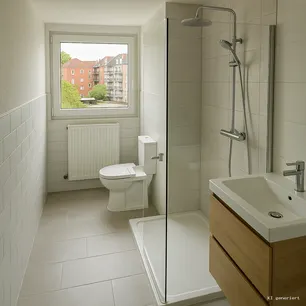 Bad renoviert und mit KI bearbeitet
