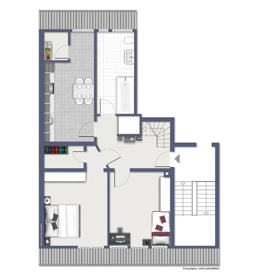 Grundriss 4. Obergeschoss