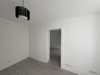 Blick ins Schlafzimmer