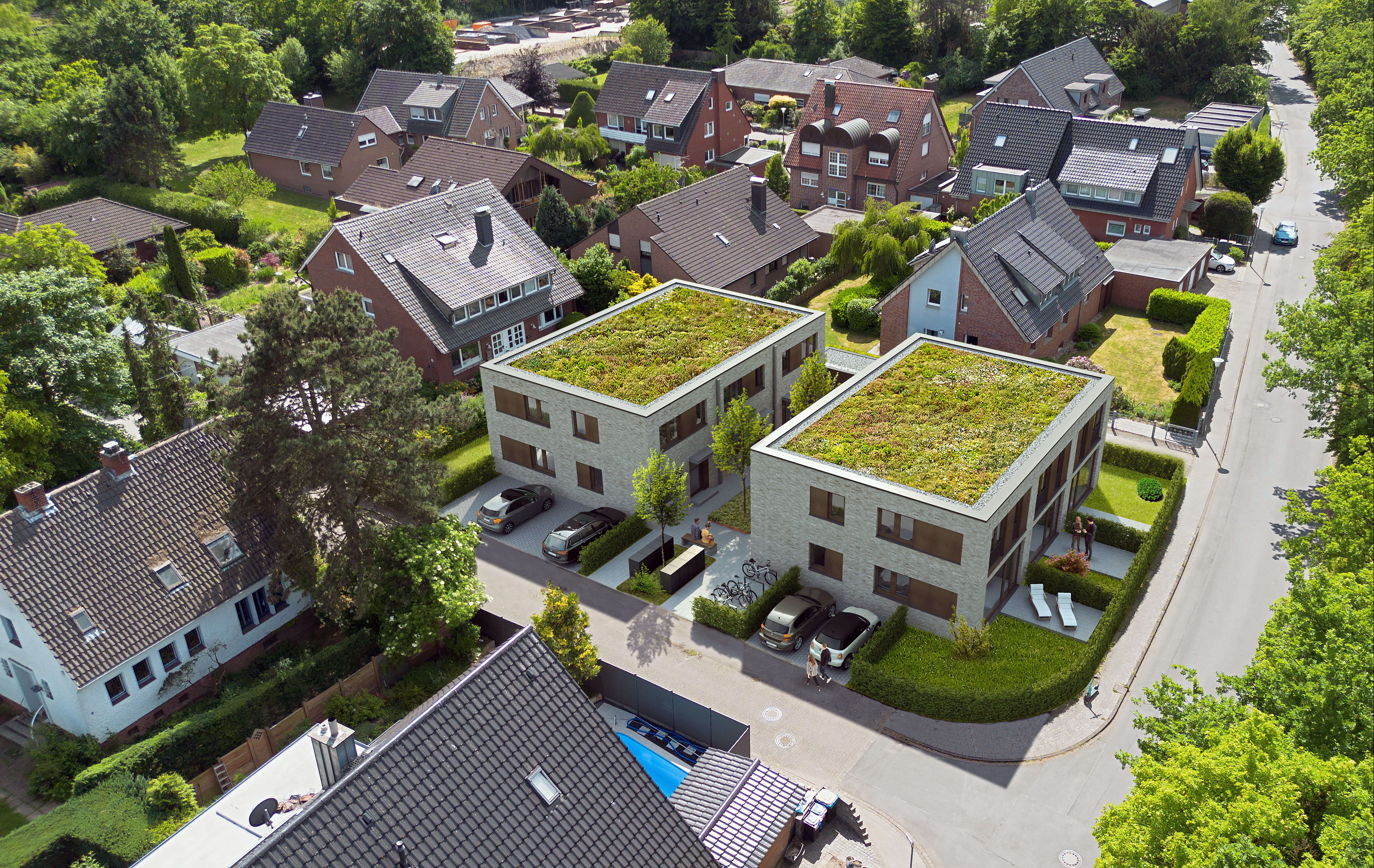 Neubauprojekt: Attraktive Stadthäuser in Kanalnähe!