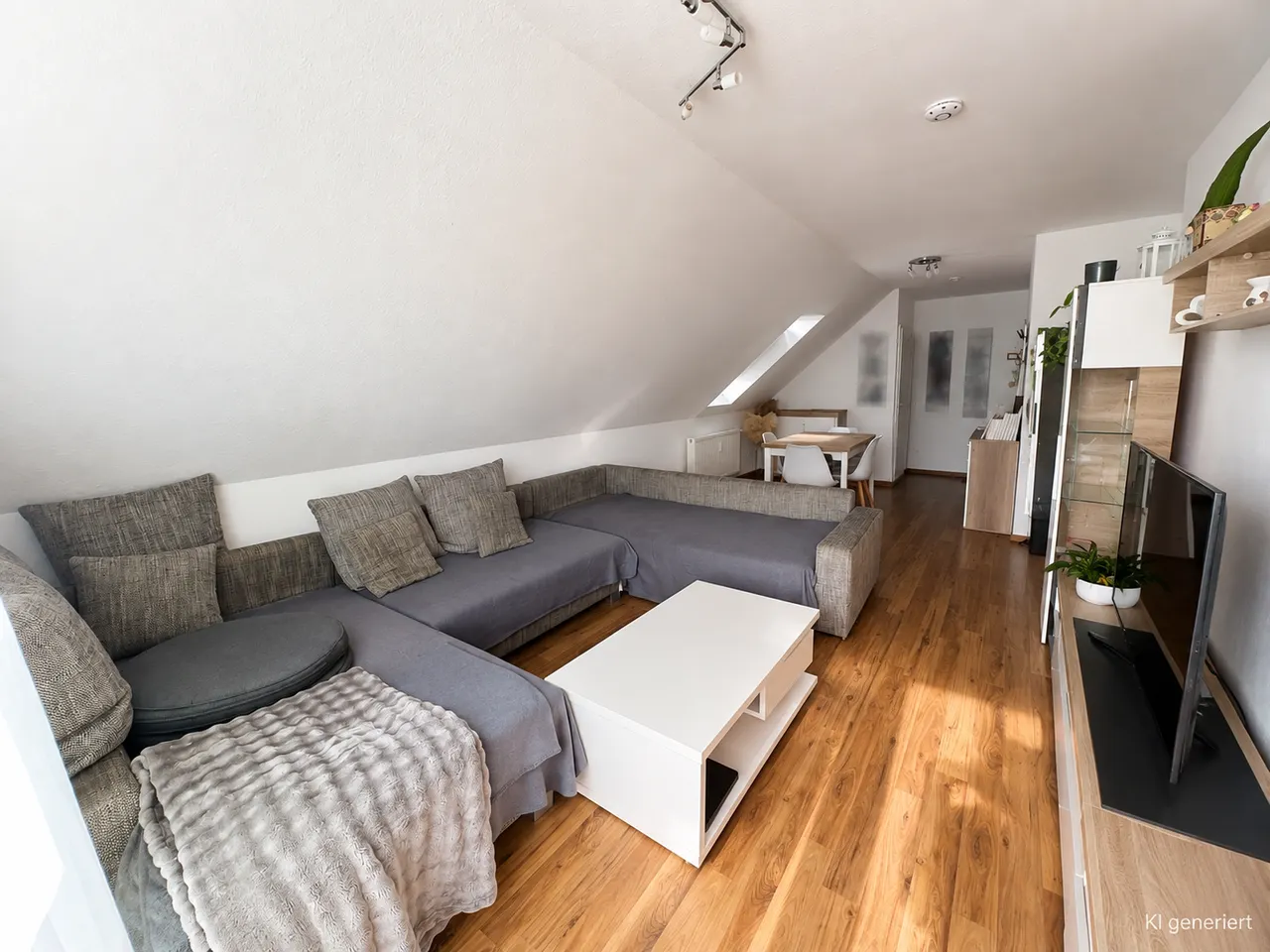 Charmante 2-Zimmer-Dachgeschosswohnung mit Balkon und Außenstellplatz - Photo 1