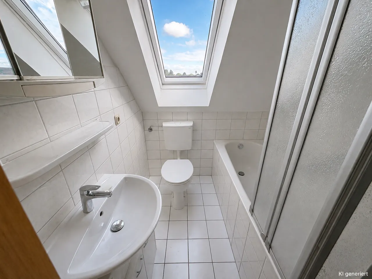 Charmante 2-Zimmer-Dachgeschosswohnung mit Balkon und Außenstellplatz - Photo 3