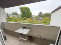 Ausblick Balkon Richtung Garten