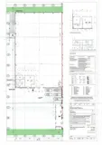 Grundriss Option mit Büro und Sozialräumen innerhalb der Halle