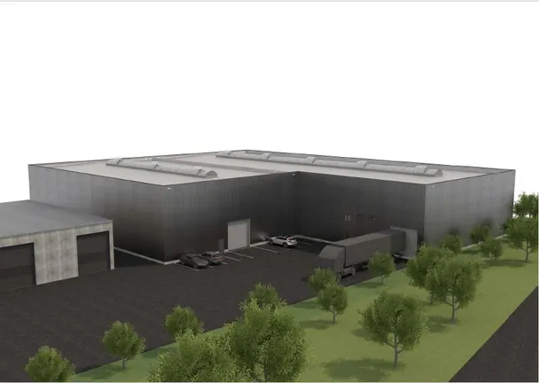 Lagerhalle Graphik