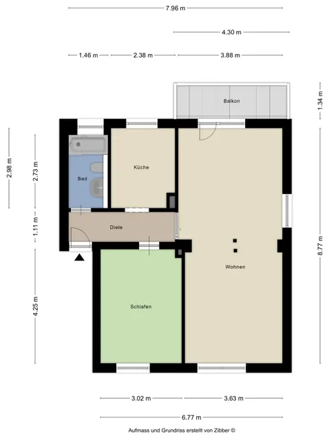 Grundriss Wohnung