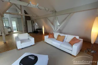 Voll möbliertes Loft in historischer Villa in direkter Rheinlage in der Bonner Südstadt!