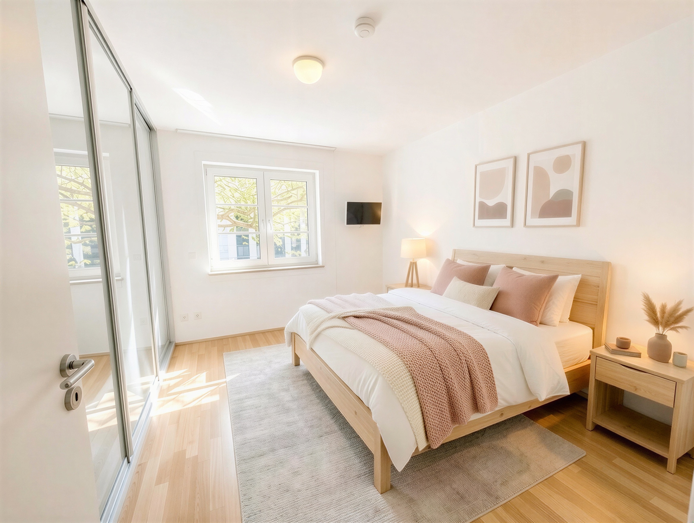 Schlafzimmer - Einrichtungsbeispiel(KI generiert)
