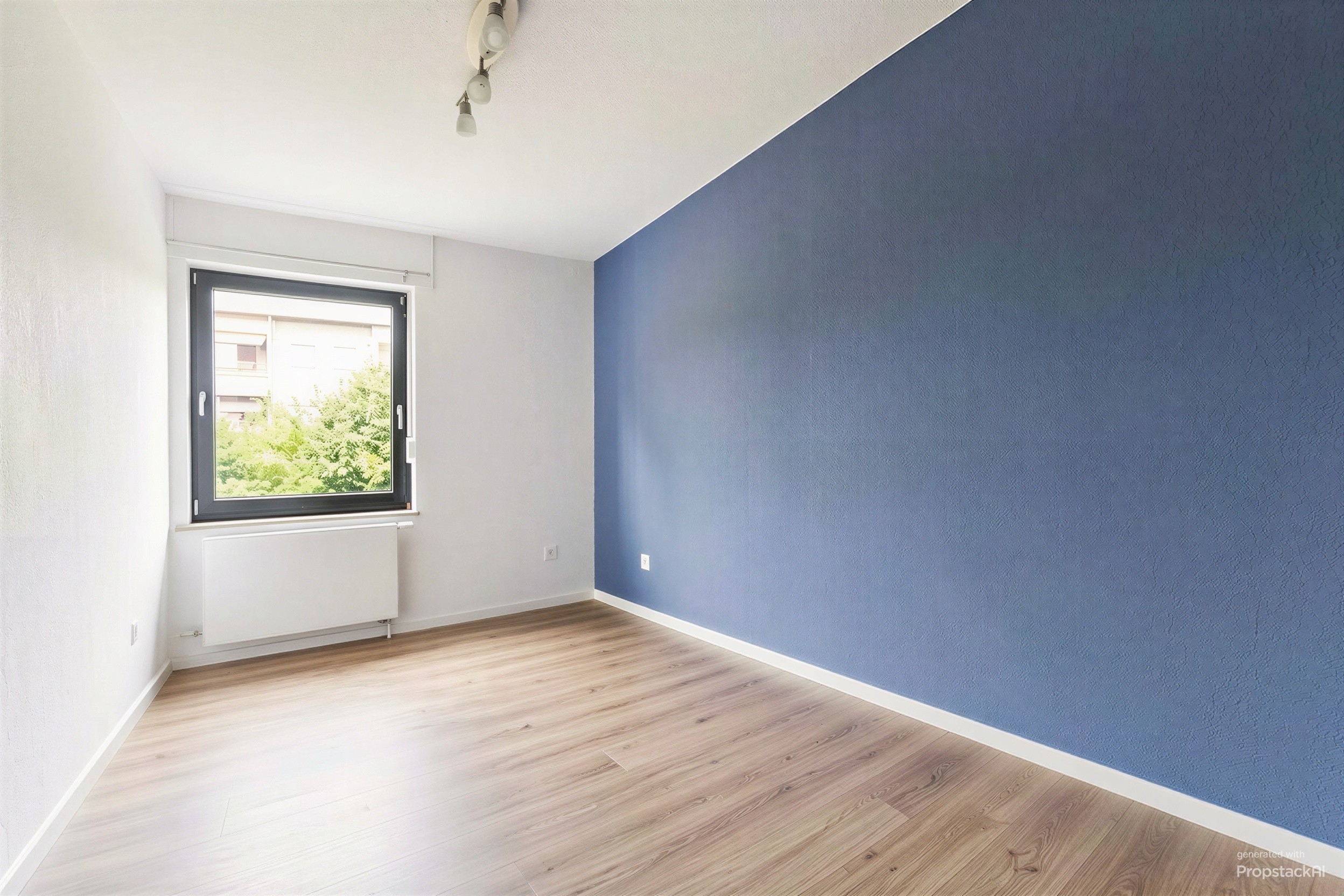 Kinderzimmer (KI generiert - Möblierung entfernt) 